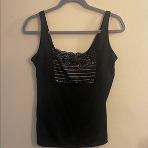 Chic Black Lace Women's Camisole